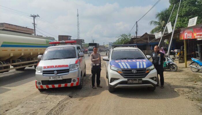 Satlantas Polres Banyuasin Kawal Jenazah Korban Kecelakaan Maut Bus ALS hingga ke Mandailing Natal