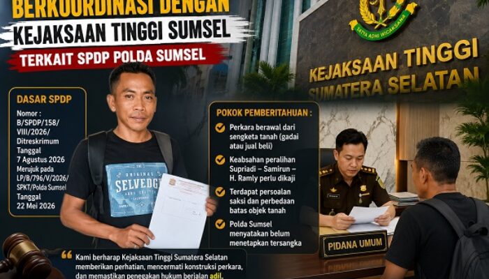 Kecuk Martono Tempuh Perlindungan Hukum, Soroti Dugaan Kriminalisasi atas Laporan Muh. Novel Suwa, Pengacara IKADIN dari LBH Bima Sakti Palembang